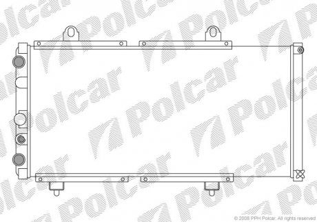 Радиатор охлаждения Polcar 570108A2