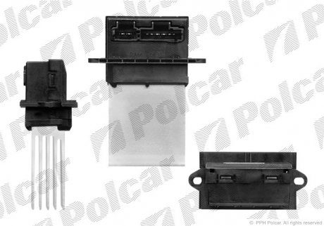 Резистор вентилятора Polcar 5746KST1X