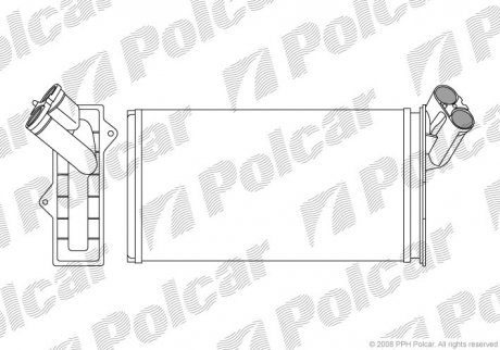 Радіатор обігріву SRL Polcar 5786N8-1