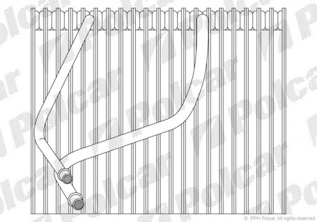 Испаритель кондиционера Polcar 6007P83