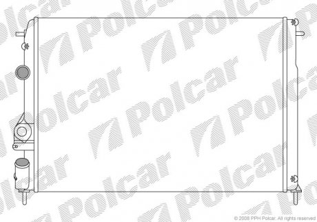 Радиатор охлаждения Polcar 601108A1 (фото 1)