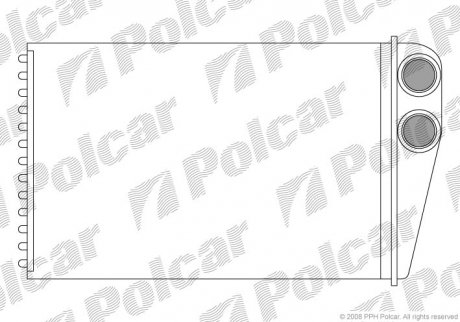 Радіатор обігріву SRL Polcar 6012N8-1 (фото 1)