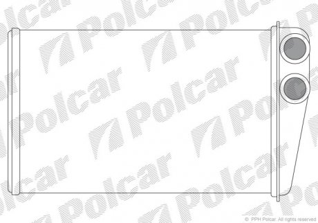 Радіатор пічки SRL Polcar 6012N8-2