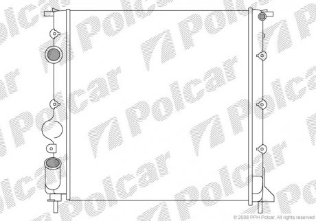 Радиатор охлаждения Polcar 6015082