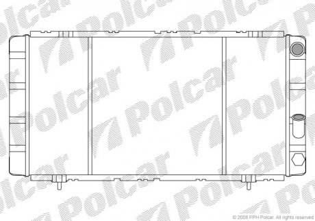 Радиатор охлаждения Polcar 602108-3