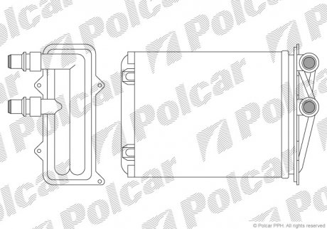 Радіатор обігріву Polcar 6026N8-1