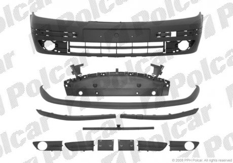 Бампер передній Polcar 6037070J