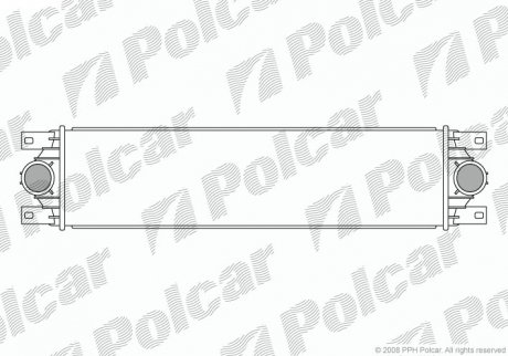 Радіатор повітря (інтеркулер) Polcar 6042J81 (фото 1)