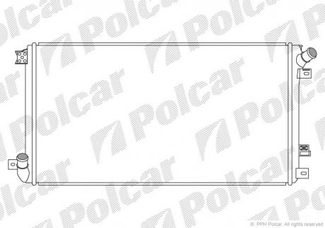 Радіатор охолодження Polcar 6043081X