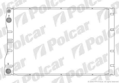 Радиатор охлаждения Polcar 6051081X