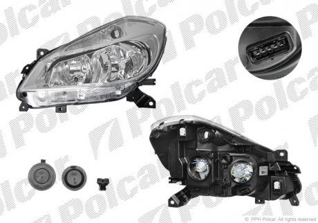 Фара основна Polcar 6055097V