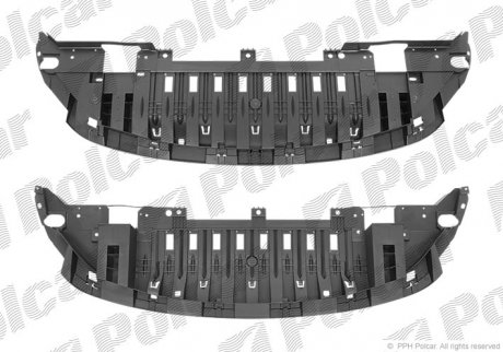 Захист бамперу нижній Polcar 607334-5