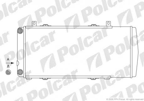 Радіатор охолодження Polcar 691008-2 (фото 1)