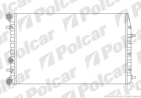 Радиатор охлаждения Polcar 691308-3