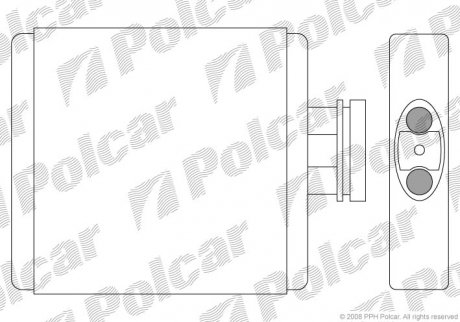 Радіатор обігріву Polcar 6913N8-1 (фото 1)