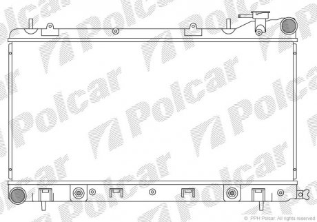 Радіатор охолодження SRL Polcar 724108-2