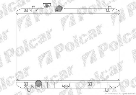 Радиатор охлаждения Polcar 742308-1