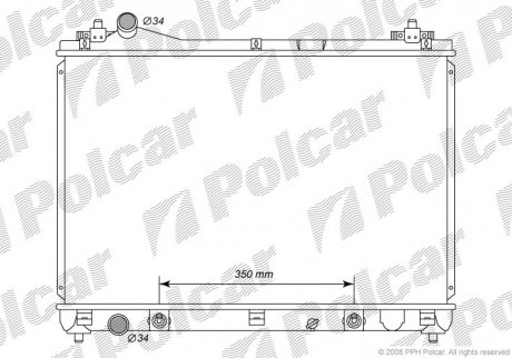 Радіатор охолодження SRL Polcar 742608-2