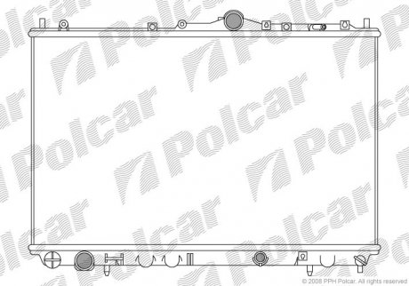 Радіатор основний Polcar 904008-5 (фото 1)