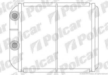 Радіатор пічки Polcar 9040N81