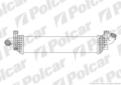 Радиатор воздуха (интеркулер) Polcar 9042J8-1