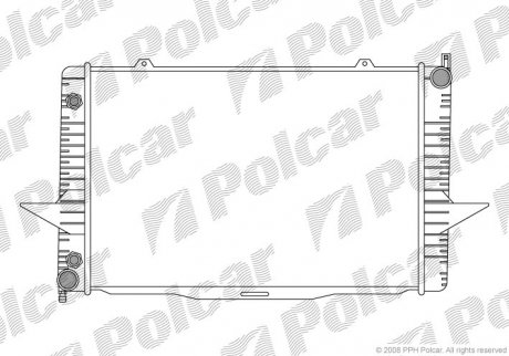 Радіатор охолодження Polcar 907008-2