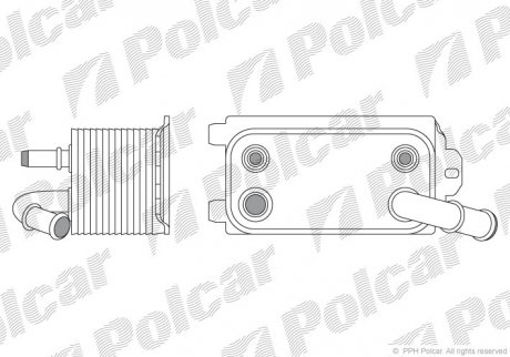 Радиатор масла Polcar 9071L8-1 (фото 1)