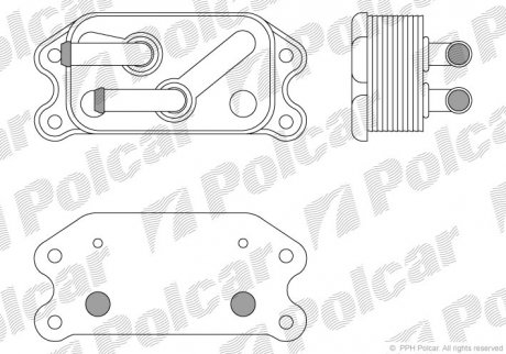 Радиатор масла Polcar 9082L82X