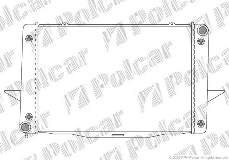 Радиатор охлаждения Polcar 908508-4