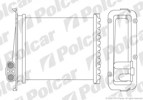 Радиатор обогрева Polcar 9085N8-1