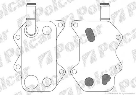 Радіатор мастила SRL Polcar 9513L8-1