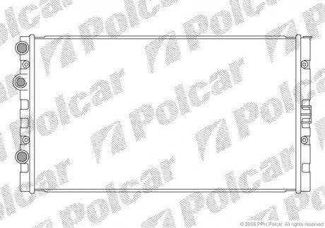 Радиатор охлаждения Polcar 952408-3