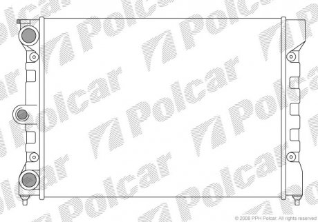 Радиатор охлаждения Polcar 953408-1