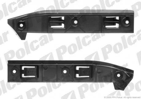 Кронштейн бампера левый VW GOLF IV/ BORA Polcar 9541075