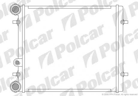 Радиатор охлаждения Polcar 954108-1