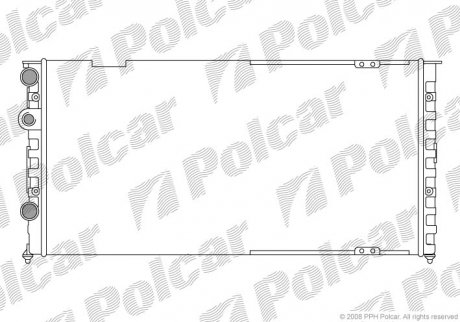 Радиатор охлаждения Polcar 9546085