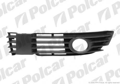 Грати бампера лів. VW PASSAT (B5), 01- Polcar 9549271