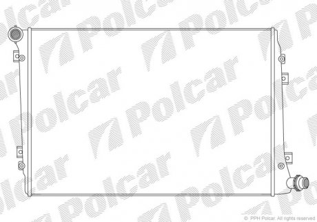 Радиатор охлаждения Polcar 955508-2