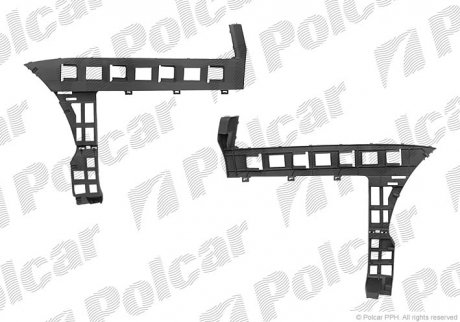 Кронштейн бампера лівий Polcar 95559611