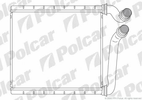 Радіатор обігріву Polcar 9555N81X