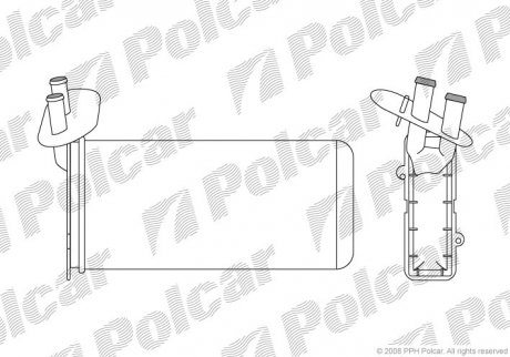 Радіатор обігріву SRL Polcar 9566N8-2 (фото 1)