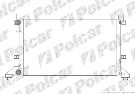 Радіатор двигуна Polcar 957108B1