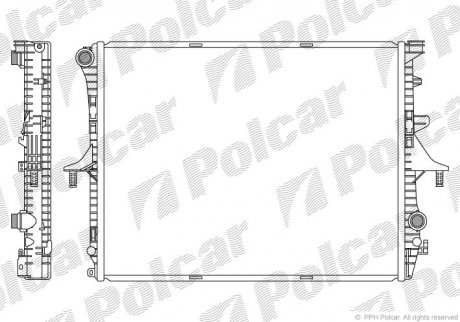 Радіатор охолодження SRL Polcar 958008-1