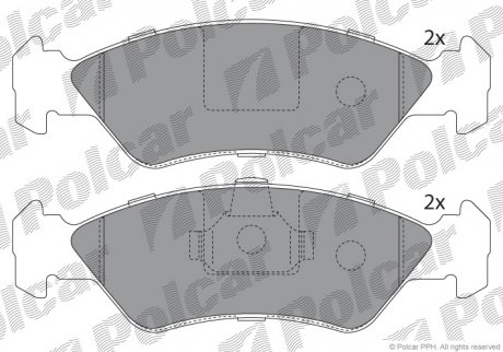 Тормозные колодки SRL Polcar S700030