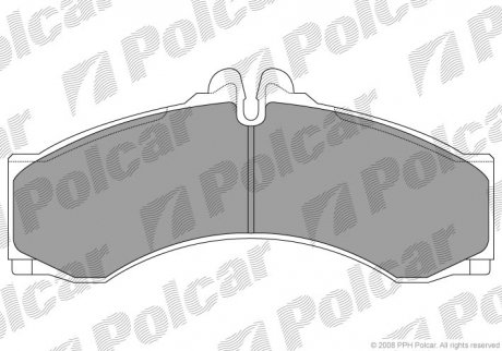 Гальмівні(тормозні) колодки SRL Polcar S702022 (фото 1)