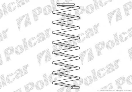 Пружина підвіски Polcar ST615838