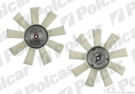 Віскомуфта вентилятора охолодження Polcar SV6062 (фото 1)