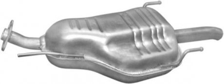 Глушитель, алюм. сталь, задн. часть Opel Zafira 2.0Di TD 2.0/2.2DTi TD 99-05 (17 POLMOSTROW 17.610
