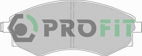Колодки гальмівні дискові PROFIT 50000600 (фото 1)