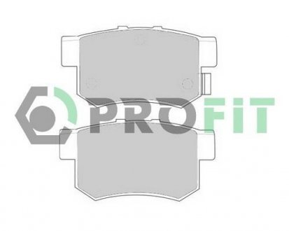 Колодки гальмівні дискові PROFIT 50000956 (фото 1)